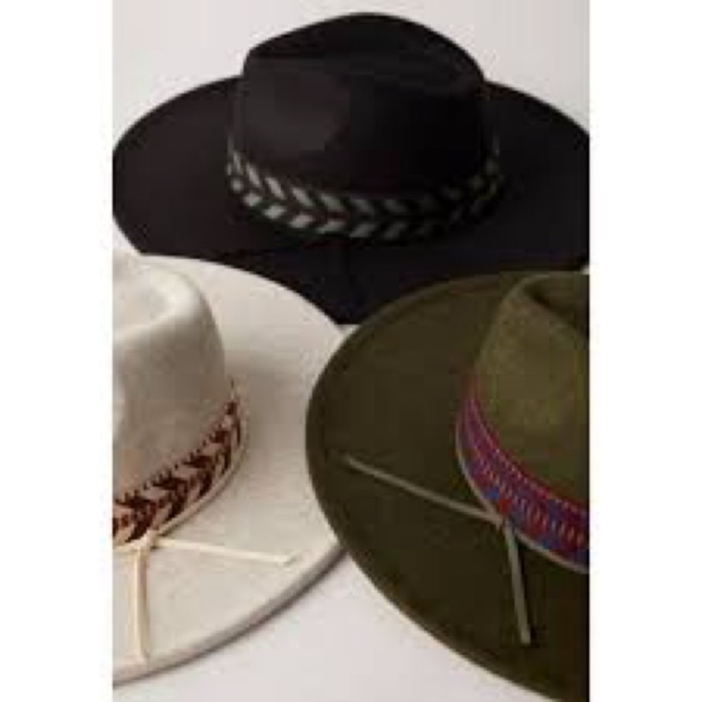 Free People Black Kimi Rancher Hat❤️ - Picture 3 of 5